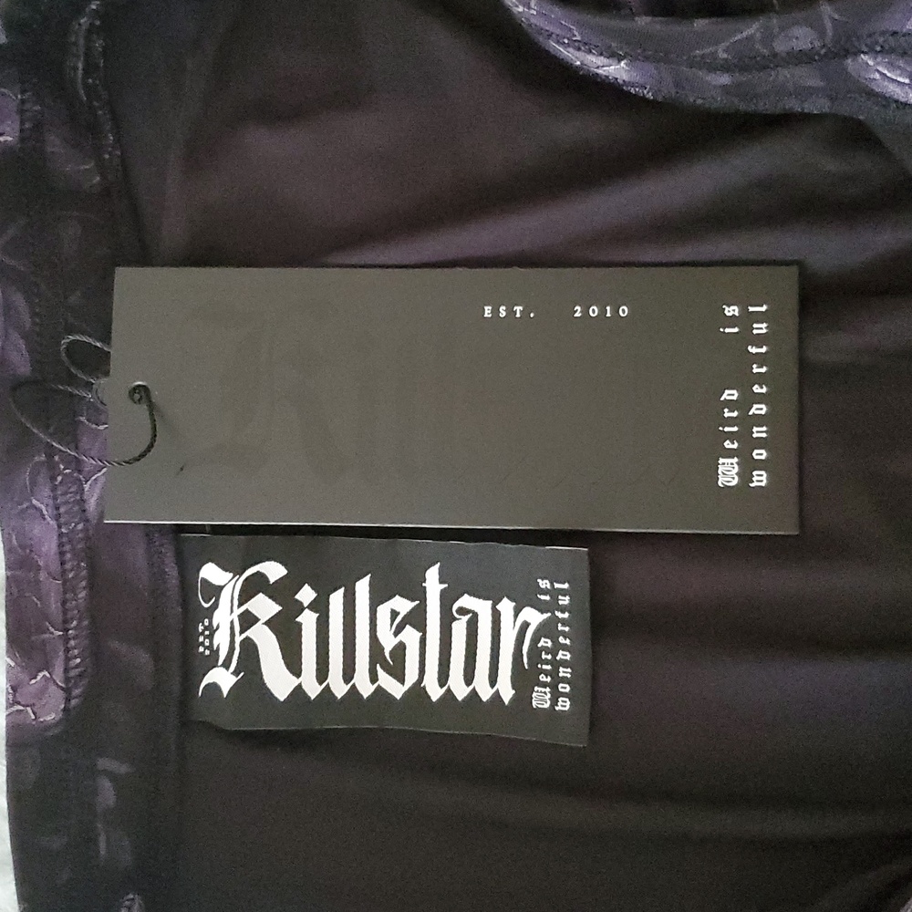 Killstar Purple Asymmetrical Skirt - Picture 13 of 16